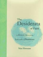 Tapa de The desiderata of faith
