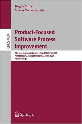 Tapa de Product-focused software process improvement
