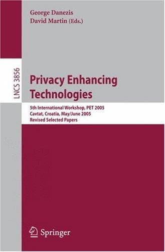 Tapa de Privacy enhancing technologies