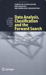 Tapa de Data analysis, classification and the forward search