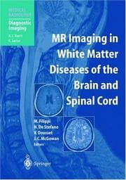 Tapa de MR imaging in white matter diseases of the brain and spinal cord