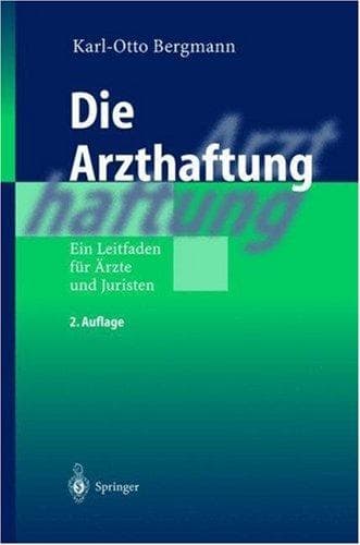 Tapa de Die Arzthaftung
