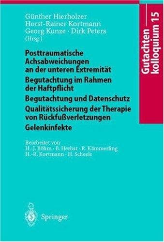 Tapa de Gutachtenkolloquium 15