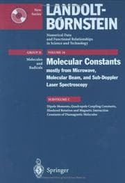 Tapa de Dipole Moments, Quadrupole Coupling Constants, Hindered Rotation and Magnetic Interaction Constants of Diamagnetic Molecules