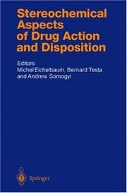 Tapa de Stereochemical aspects of drug action and disposition