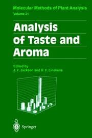 Tapa de Analysis of taste and aroma