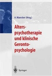 Tapa de Alterspsychotherapie und klinische Gerontopsychologie
