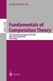 Tapa de Fundamentals of Computation Theory
