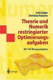 Tapa de Theorie und Numerik Restringierter Optimierungsaufgaben