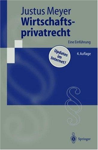 Tapa de Wirtschaftsprivatrecht. Eine Einführung
