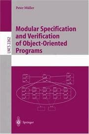 Tapa de Modular Specification and Verification of Object-Oriented Programs