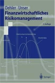 Tapa de Finanzwirtschaftliches Risikomanagement