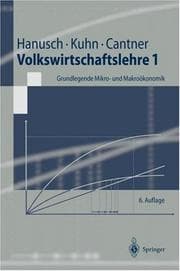 Tapa de Volkswirtschaftslehre 1