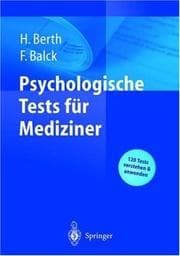 Tapa de Psychologische Tests Für Mediziner