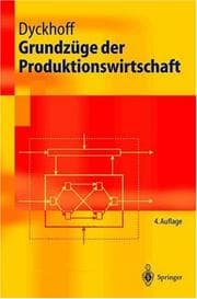 Tapa de Grundzüge der Produktionswirtschaft