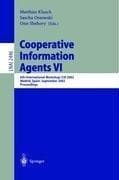 Tapa de Cooperative information agents VI
