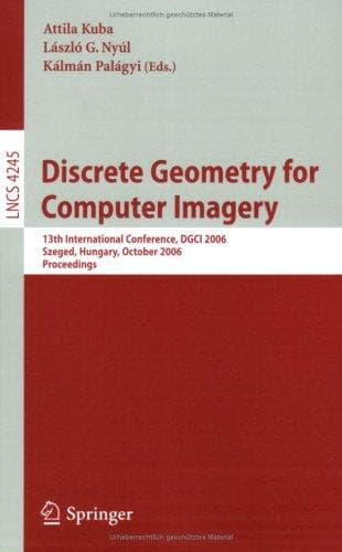 Tapa de Discrete geometry for computer imagery