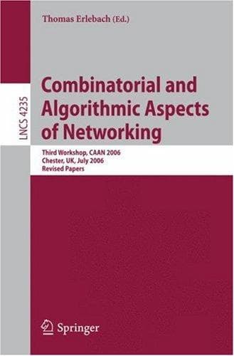 Tapa de Combinatorial and Algorithmic Aspects of Networking