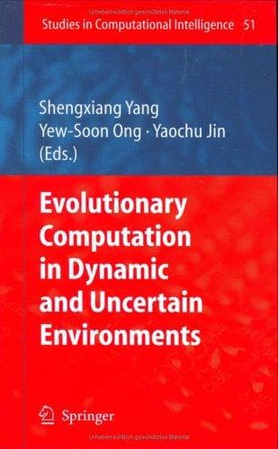Tapa de Evolutionary computation in dynamic and uncertain environments