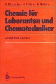 Tapa de Chemie Für Laboranten und Chemotechniker