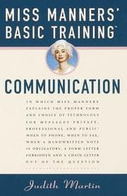 Tapa de Miss Manners' basic training