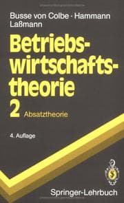 Tapa de Betriebswirtschaftstheorie