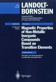 Tapa de Magnetic Properties of Non-Metallic Inorganic Compounds Based on Transition Elements