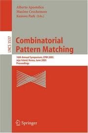 Tapa de Combinatorial pattern matching