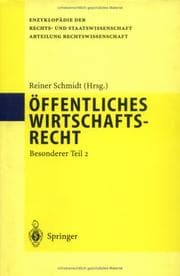 Tapa de Öffentliches Wirtschaftsrecht