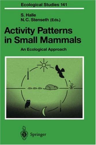 Tapa de Activity patterns in small mammals