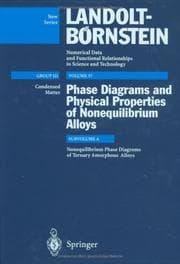 Tapa de Phase Diagrams and Physical Properties of Nonequilibrium Alloys