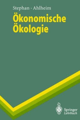Tapa de Ökonomische Ökologie