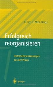 Tapa de Erfolgreich Reorganisieren