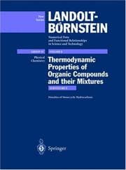 Tapa de Densities of Aromatic Hydrocarbons Group 4, Vol. 8, Pt. E