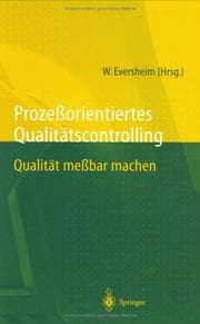 Tapa de Prozeßorientiertes Qualitätscontrolling