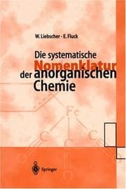 Tapa de Die systematische Nomenklatur der anorganischen Chemie
