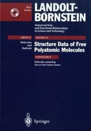 Tapa de Structure Data of Free Polyatomic Molecules