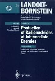 Tapa de Production of Radionucleides at Intermediate Energies