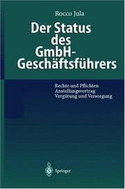 Tapa de Der Status des GmbH-Geschäftsführers