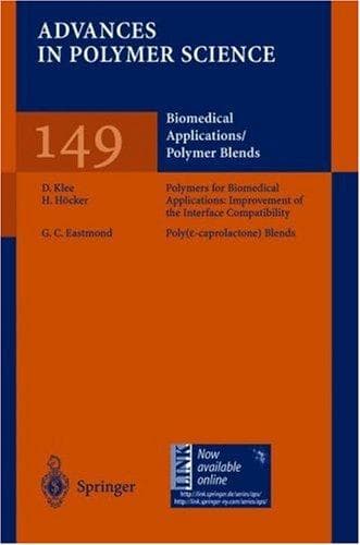 Tapa de Biomedical Applications/ Polymer Blends (Advances in Polymer Science)