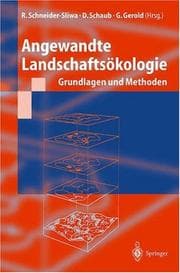 Tapa de Angewandte Landschaftsökologie