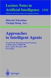 Tapa de Approaches to intelligent agents