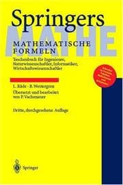 Tapa de Springers Mathematische Formeln