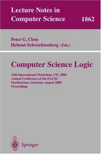 Tapa de Computer science logic