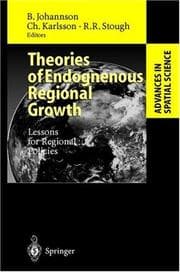 Tapa de Theories of endogenous regional growth