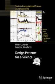 Tapa de Design patterns for e-science