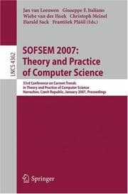 Tapa de SOFSEM 2007: Theory and Practice of Computer Science