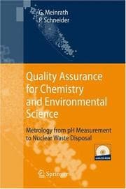 Tapa de Quality assurance for chemistry and environmental science