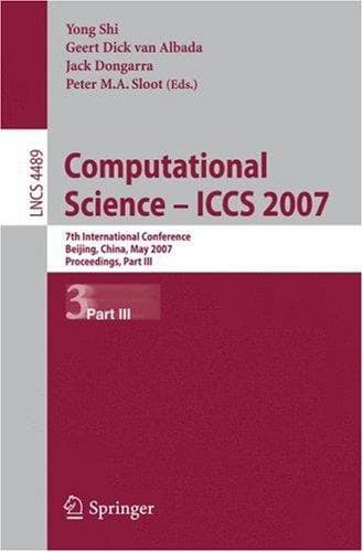 Tapa de Computational science -- ICCS 2007