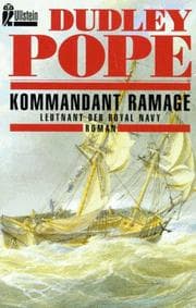 Tapa de Kommandant Ramage. Leutnant der Royal Navy